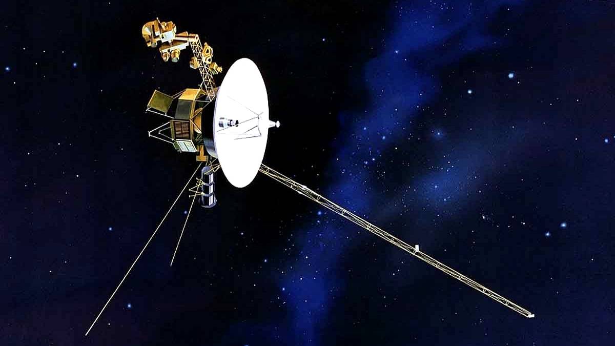 Artystyczna wizja sondy Voyager 1. Fot. NASA.