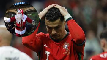 Święty Mikołaj przyjął Cristiano Ronaldo. Portugalczyk "rozczarował gospodarza"