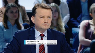 "Nie będzie zgody na przyjmowanie imigrantów" Błaszczak ostrzega przed "szturmem polskiej granicy"