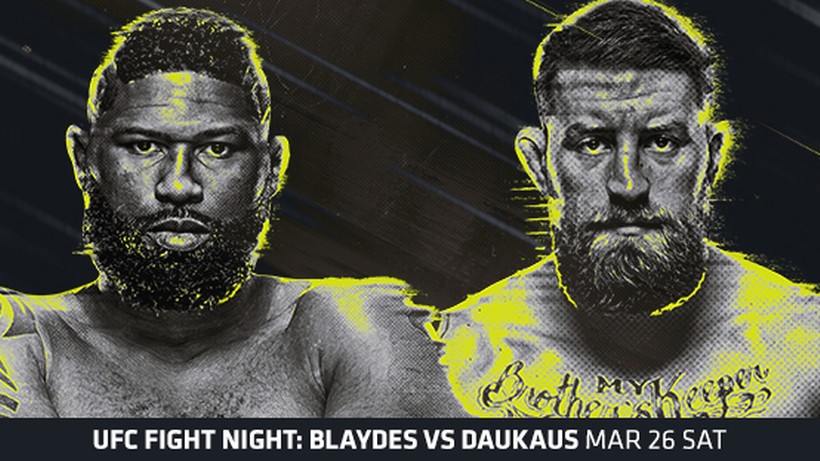 UFC Fight Night: Curtis Blaydes - Chris Daukaus. Transmisja TV i stream online
