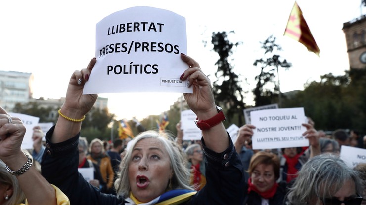 Kolejne protesty na ulicach Katalonii