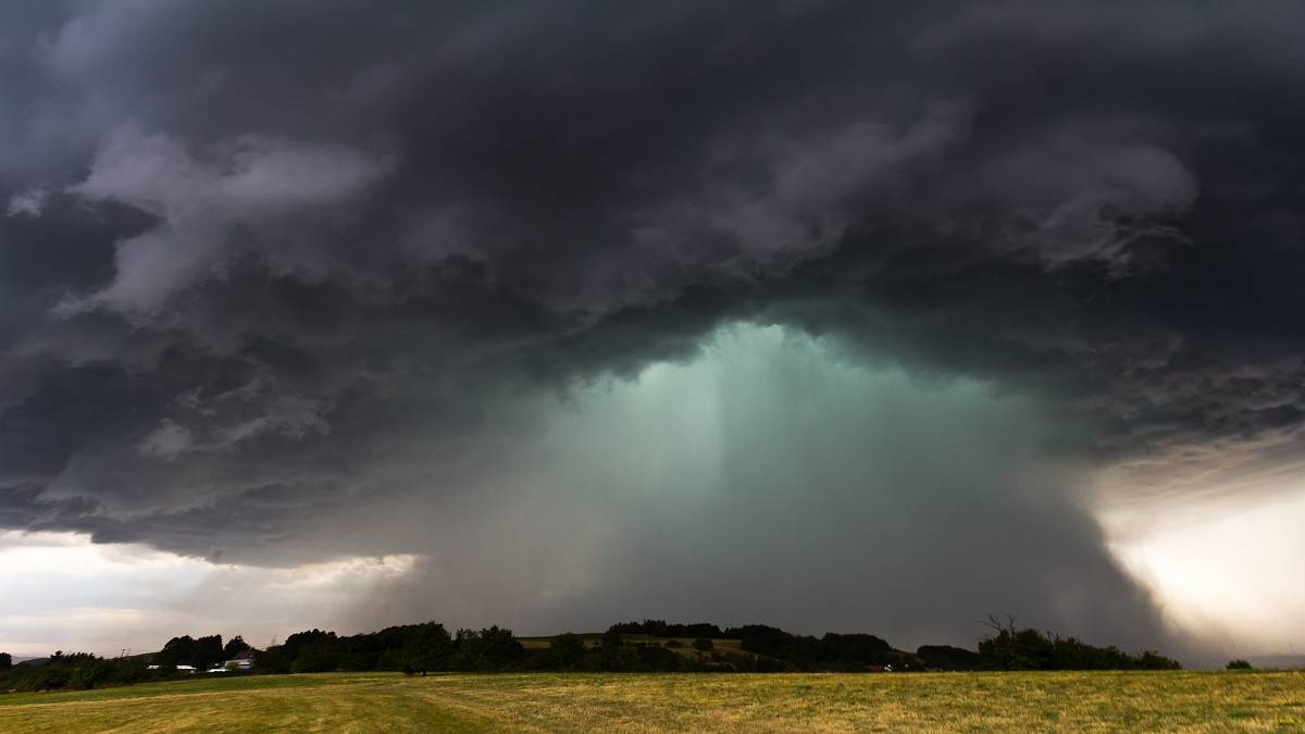 Tak wygląda ściana deszczu. Fot. Pixabay.