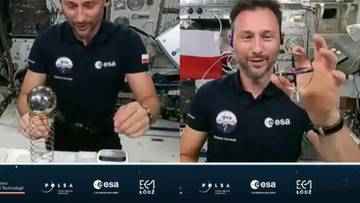 Sławosz show. Polak pokazał fenomen kosmosu