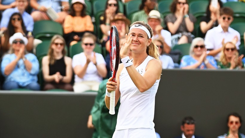Wimbledon: Marie Bouzkova - Caroline Garcia. Czeszka pierwszą ćwierćfinalistką
