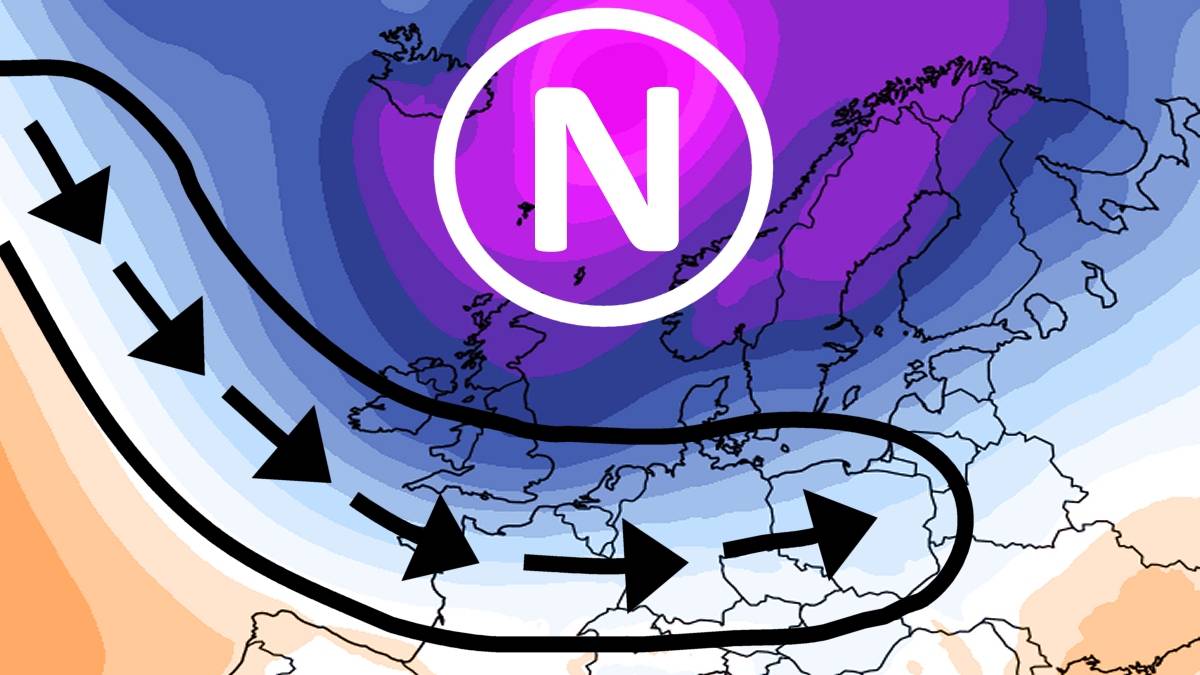 Rozległy niż sprowadzi deszcze i chłody. Fot. climatereanalyzer.org