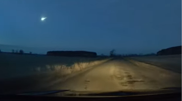 Meteor spadł koło Świebodzina. Wyjątkowe wideo