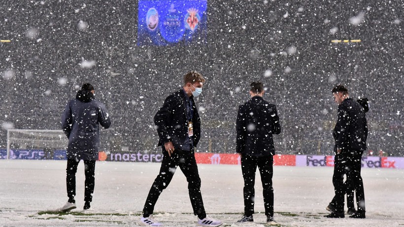 Liga Mistrzów: Mecz Atalanta - Villarreal CF przełożony. Powodem intensywne opady śniegu