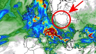 09.05.2023 06:00 Polska wielką białą plamą na mapie Europy. Takiej pogody jeszcze w tym roku nie było