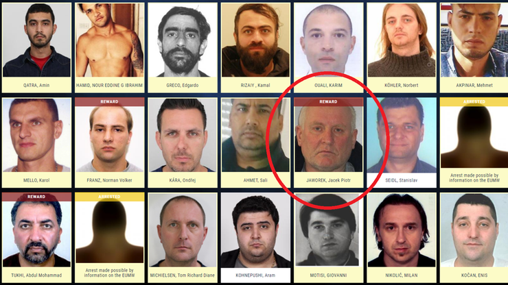 Jacek Jaworek wśród najbardziej poszukiwanych przestępców UE. EUROPOL i ENFAST rozpoczynają kampanię