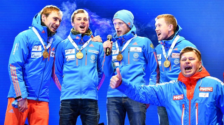Skandal na MŚ w biathlonie! Organizatorzy pomylili hymn Rosji