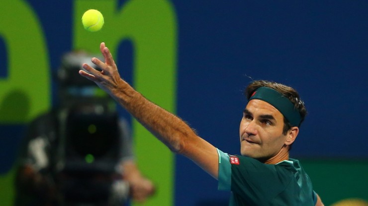 ATP w Dausze: Roger Federer rozegrał pierwszy mecz po 13-miesięcznej przerwie