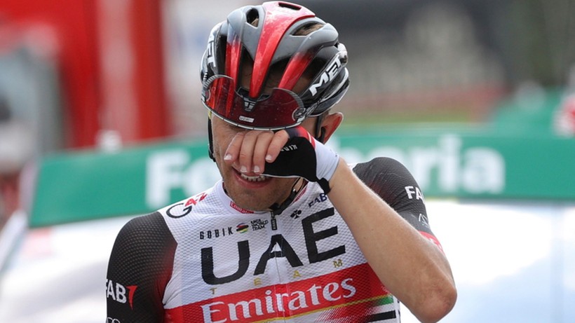 Vuelta a Espana: Rafał Majka zadedykował zwycięstwo zmarłemu ojcu