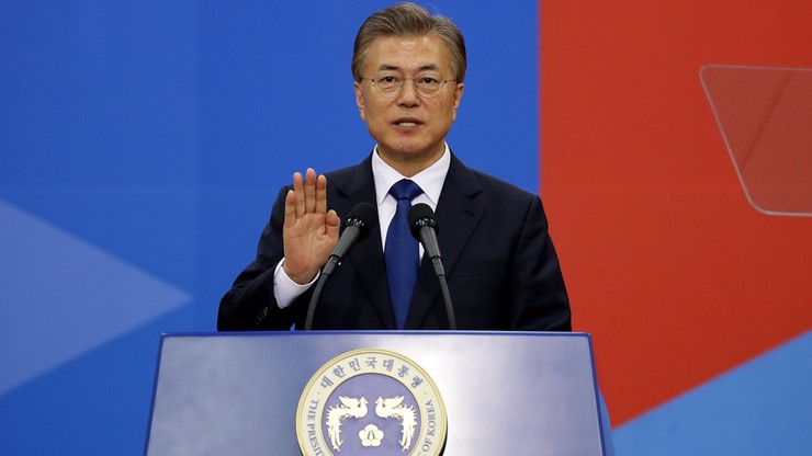 Mun Dze In zaprzysiężony na prezydenta Korei Płd.
