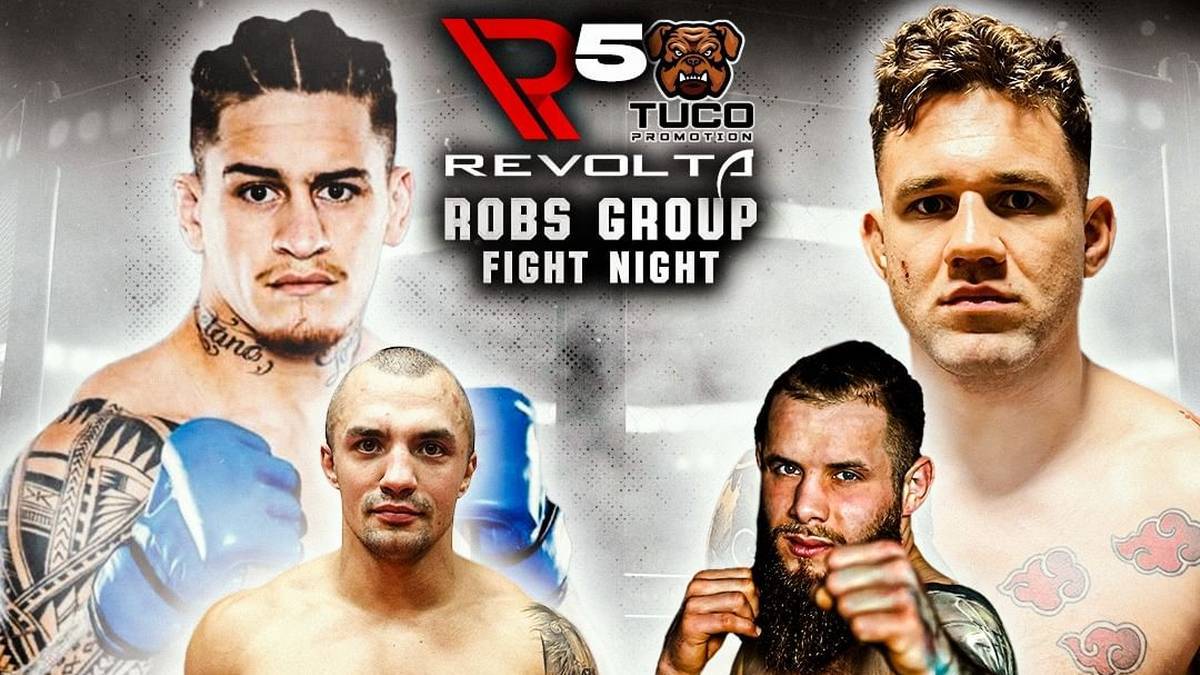 Ceremonia ważenia przed galą Revolta 5 Robs Group Fight Night. Transmisja TV i stream online