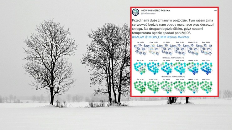 Zima powraca do Polski. Prognozy pogody mówią o śnieżycach i siarczystych mrozach