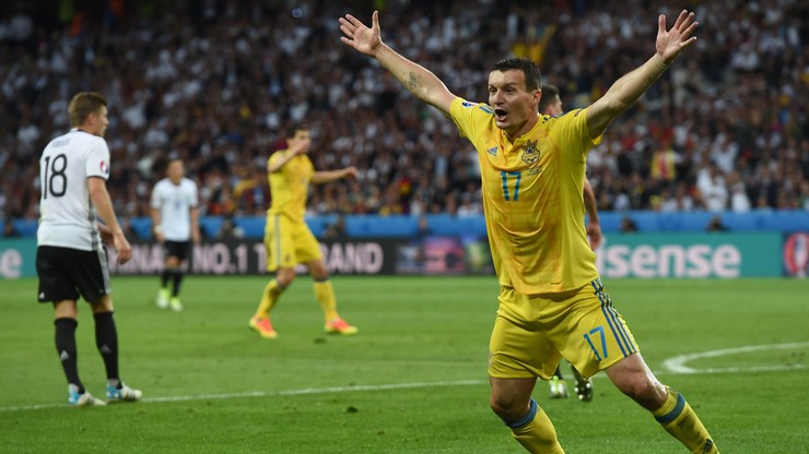 Euro 2016: Impreza w szatni Ukraińców po meczu z Niemcami
