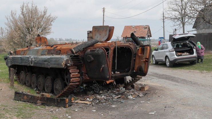Wojna w Ukrainie. Mer Trościańca: w jednej ze wsi Rosjanie zostawili sarin