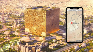 Świat patrzy na gigantyczny sześcian na pustyni. Efekty widoczne już z satelity