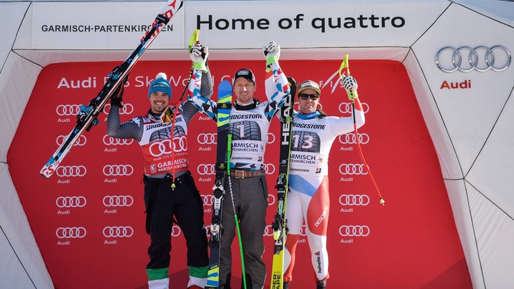 Alpejski PŚ: Reichelt wygrał zjazd w Garmisch-Partenkirchen