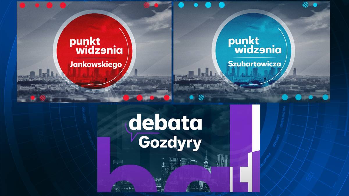 Dwa różne "Punkty Widzenia" i "Debata Gozdyry". Nowości w ramówce Polsat News