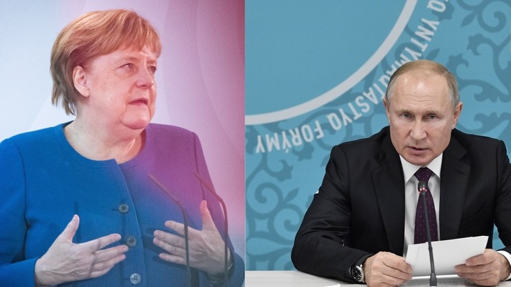 "Donbas zasługuje na specjalny status". Putin i Merkel w rozmowie telefonicznej