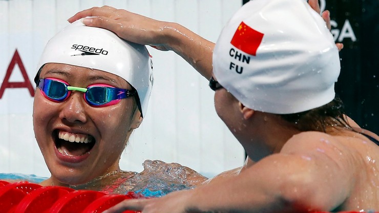 Rio 2016: Chińska pływaczka długo nie wiedziała, że zdobyła medal! (WIDEO)