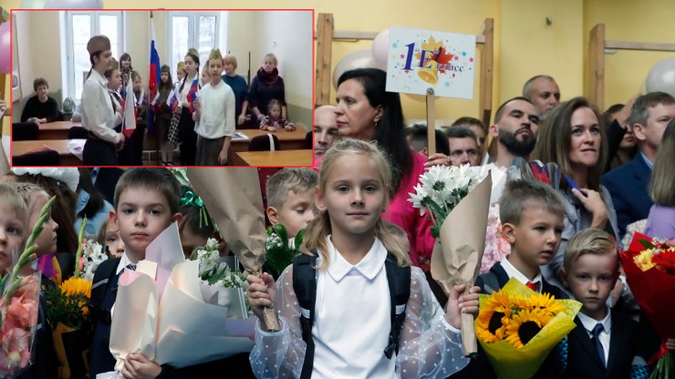 Rosja. Lekcje patriotyzmu w szkołach. "Rośnie nowe putlerjugend"