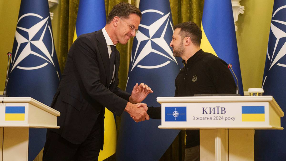 Nowy szef NATO w pierwszej podróży. Mark Rutte pojawił się w Kijowie