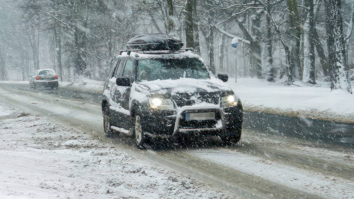 Na drogach będzie bardzo ślisko. Fot. TwojaPogoda.pl
