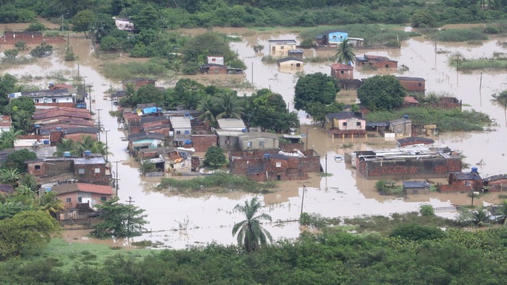 Brazylia. Ponad 100 ofiar śmiertelnych ulewnych opadów deszczu w stanie Pernambuco
