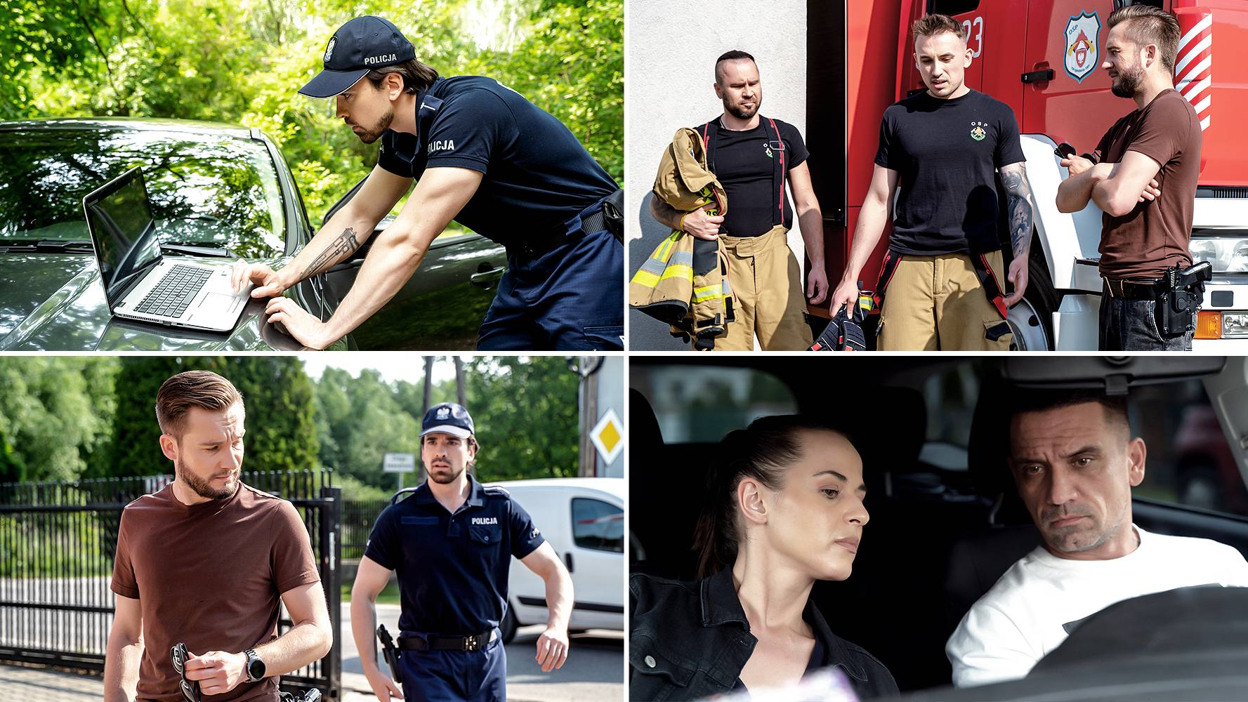 Gliniarze - odcinek 1128: Wypadek lokalnego bohatera - Polsat.pl