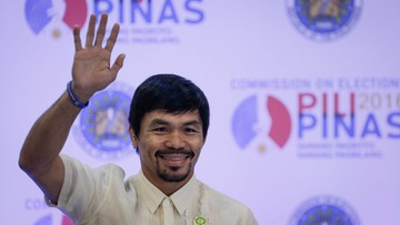 Filipiński bokser Pacquiao został senatorem