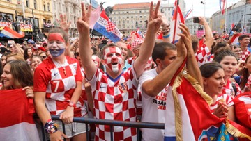 Huczne powitanie chorwackich piłkarzy. Wicemistrzowie świata wrócili do kraju