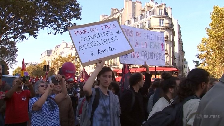 Wielotysięczne demonstracje we Francji przeciwko polityce władz