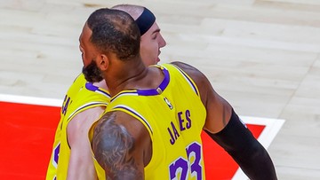 NBA: Lakers trzeci mecz z rzędu wygrali dopiero po dogrywce
