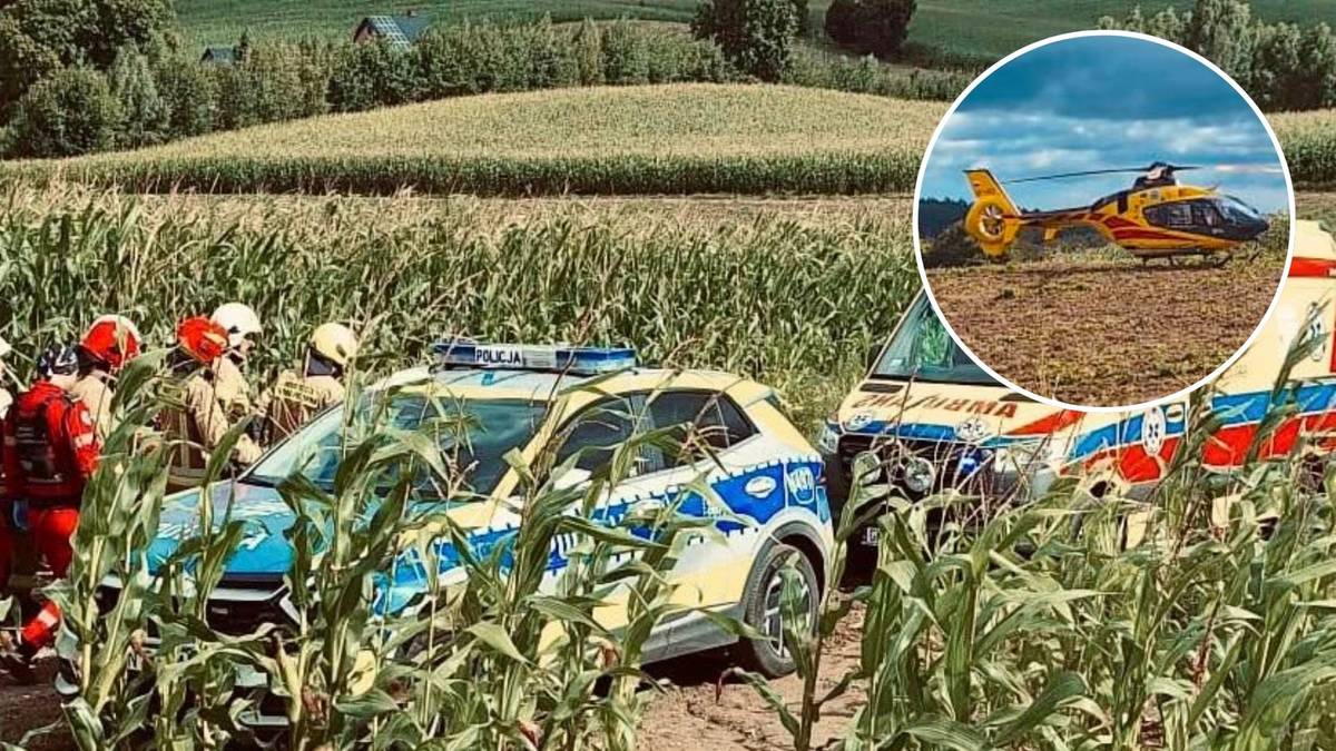 Wybuch gazu w domu na Pomorzu. Dwie osoby w ciężkim stanie, w akcji trzy śmigłowce