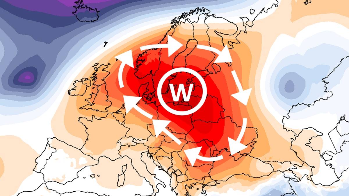 Pogodą nad Polską będzie władać wyż. Fot. climatereanalyzer.org