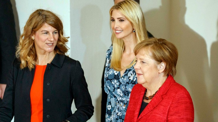 Ivanka Trump uczestniczy w forum kobiet w Berlinie
