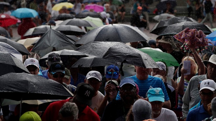 US Open: Deszcz wciąż w głównej roli, odwołano mecz Rosolskiej w deblu