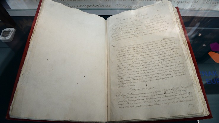 Tylko dziś można zobaczyć oryginalny rękopis Konstytucji 3 Maja