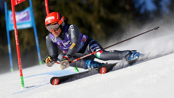 Alpejski PŚ: Włoszka Brignone najlepsza w slalomie gigancie