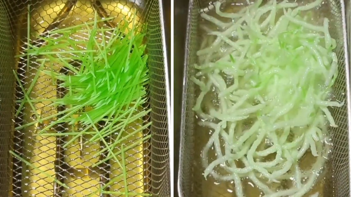Smażone zielone wykałaczki. Władze Korei: Prosimy ich nie spożywać
