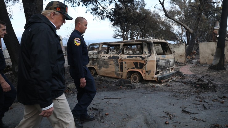 Odnalazło się ponad 700 zaginionych w pożarach w Kalifornii. Ofiar jest już 76