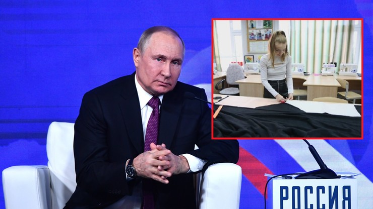 Rosja. Uczniowie wspomagają armię. Szyją ubrania i robią "opiekuńcze lalki" dla żołnierzy
