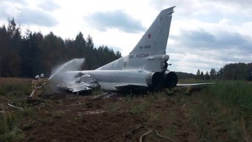 Wypadek rosyjskiego bombowca dalekiego zasięgu podczas manewrów Zapad-2017