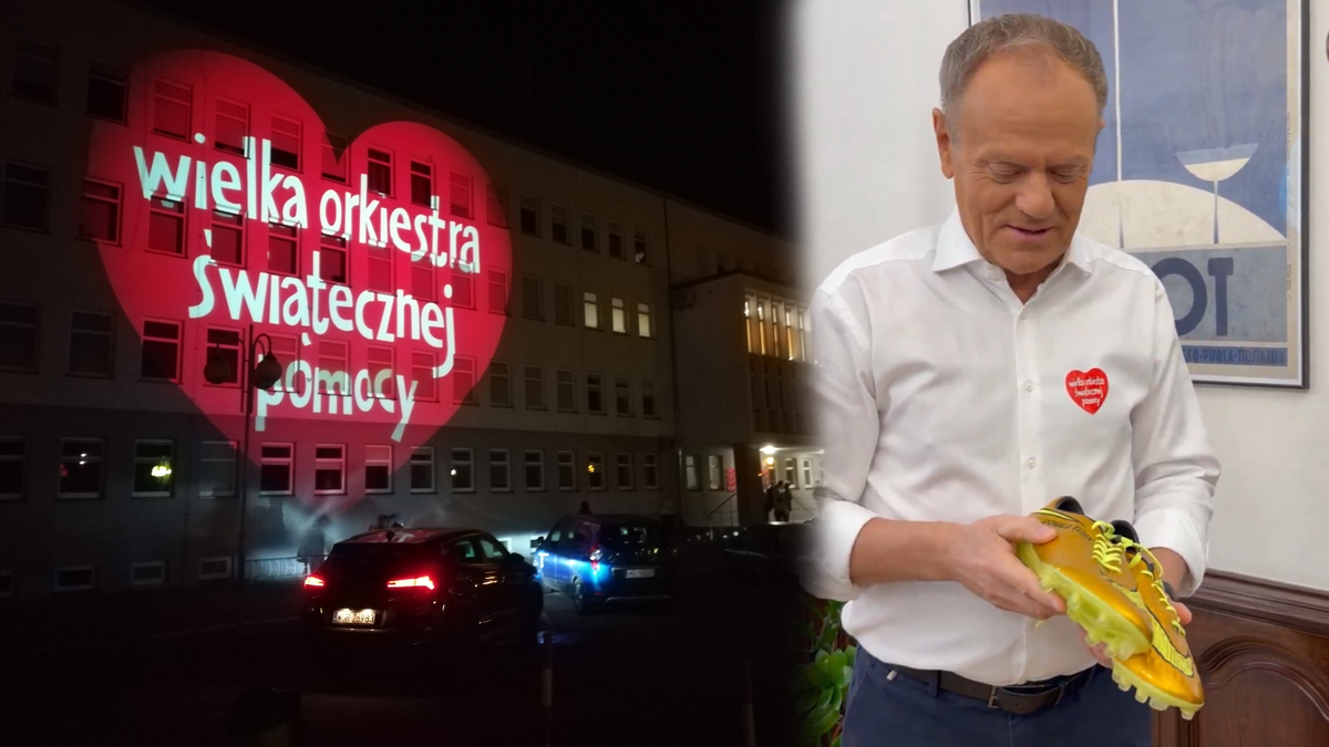 Nietypowa licytacja Donalda Tuska na WOŚP. "Nówki sztuki, nie śmigane"