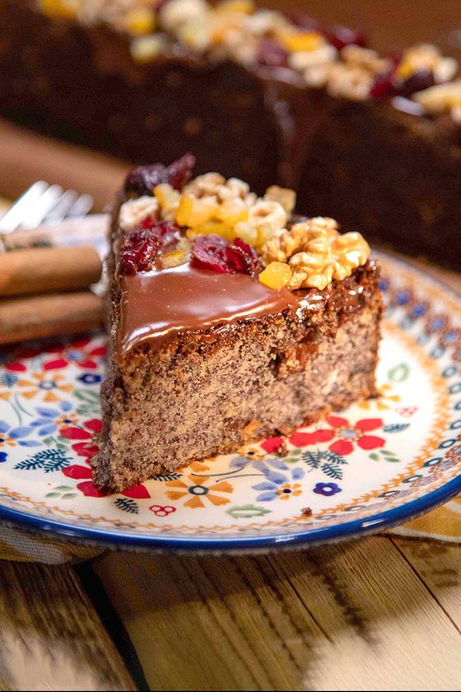 2025-12-12 Makowiec na święta. Zrób taki z jabłkami jak w „Ewa gotuje”