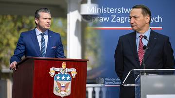 Hegseth kwestionuje pomoc od sojuszników USA. Sikorski: Proszę to powiedzieć rodzinom żołnierzy
