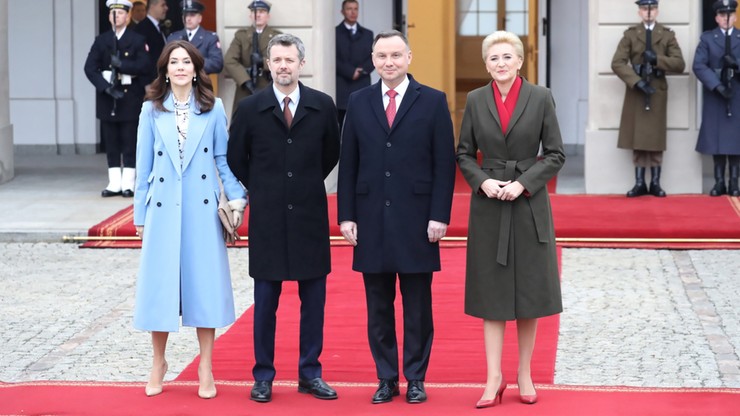 Duńska para książęca z wizytą w Polsce