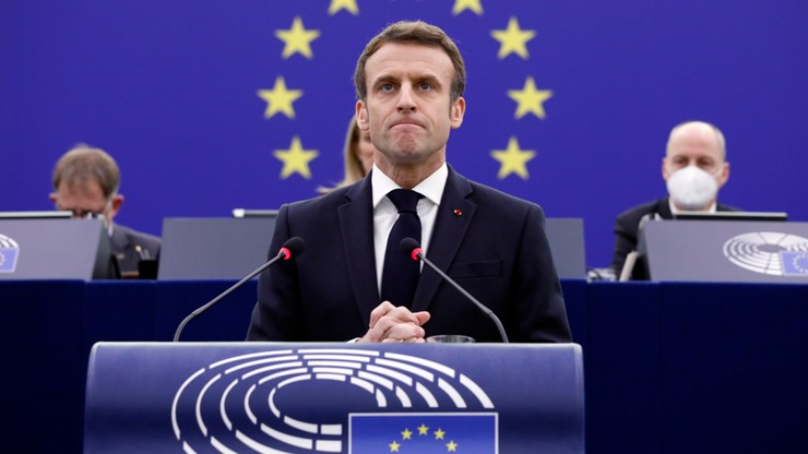 Przewodnictwo Francji w Radzie UE. Macron mówił o demokracji i obronności